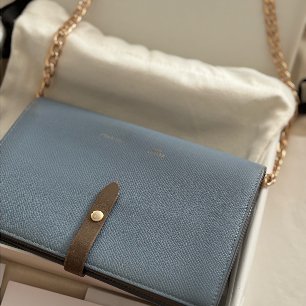 Large Celine French Leather Wallet - Picture 5 of 9